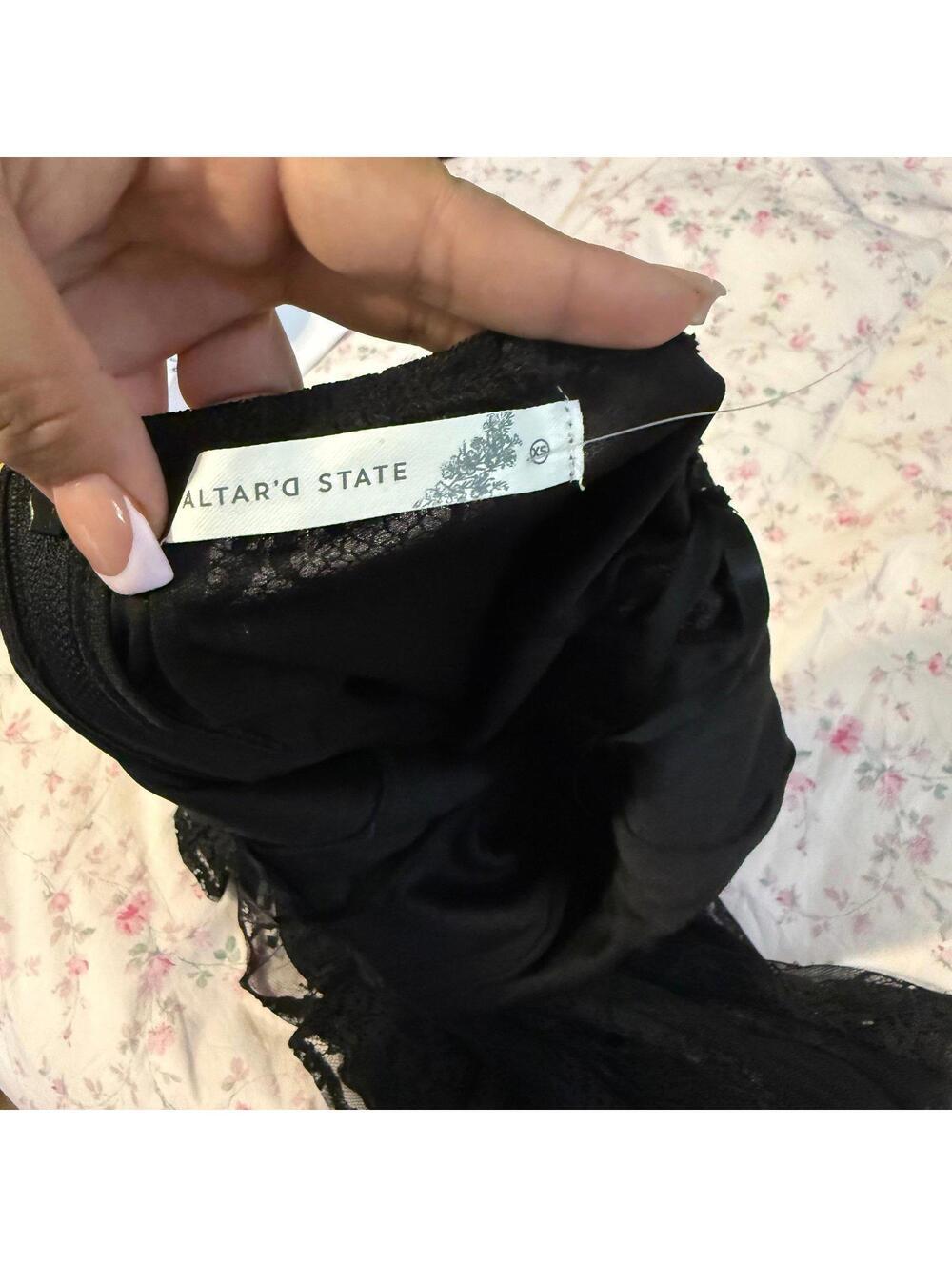 Altar’d State black lace dress - Picture 4 of 4